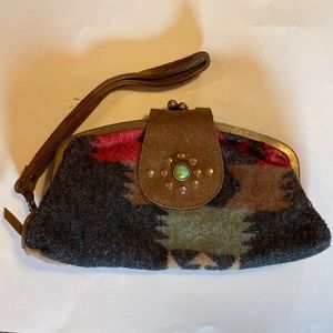 Tasha Politzzi Western Blanket Clutch